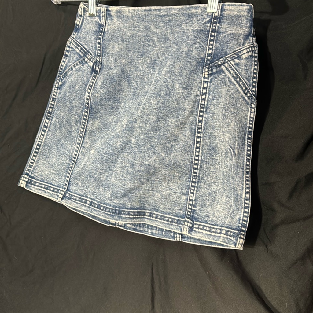 Denim Mini Skirt By Wild Fable